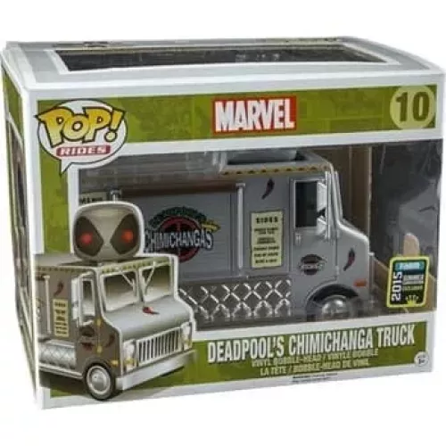 Funko Pop! Deadpool's Chimichanga Truck #10 Grey Marvel Box