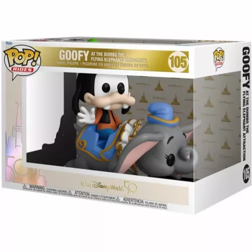 Funko Pop! Goofy at the Dumbo the Flying Elephant Attraction #105 Box
