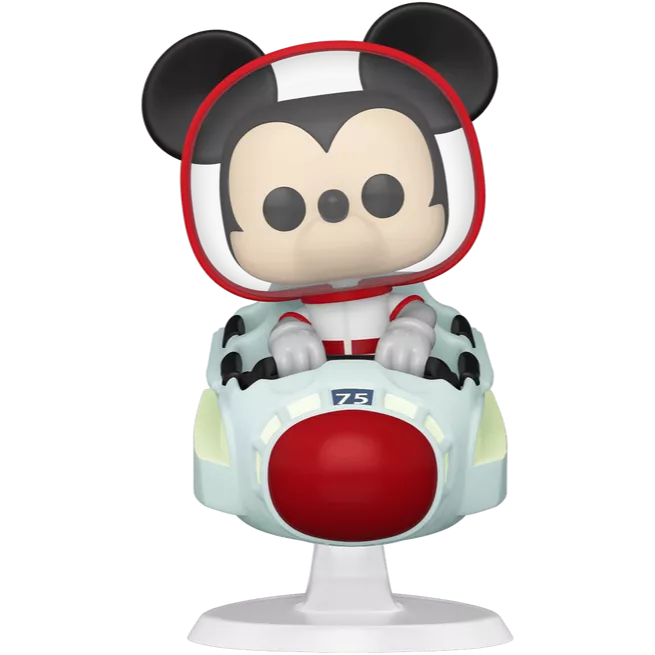 Mickey Mouse at the Space Mountain Attraction