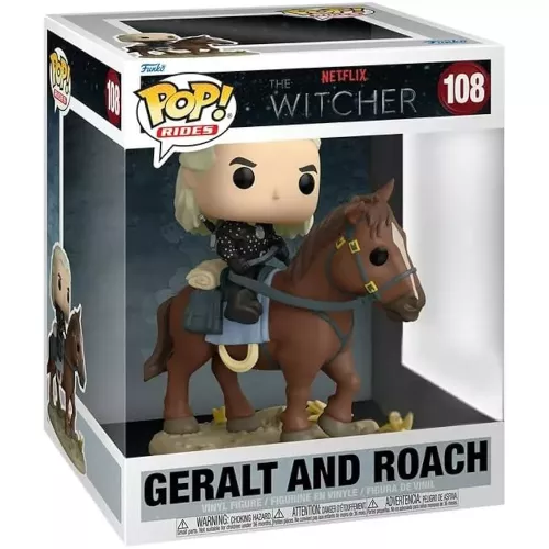 Funko Pop! Geralt and Roach #108 Netflix The Witcher Box