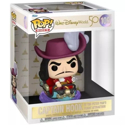 Funko Pop! Captain Hook at the Peter Pan's Flight Attraction #109 Box