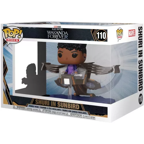 Funko Pop! Shuri in Sunbird #110 Marvel Studios Black Panther Wakanda Forever Box