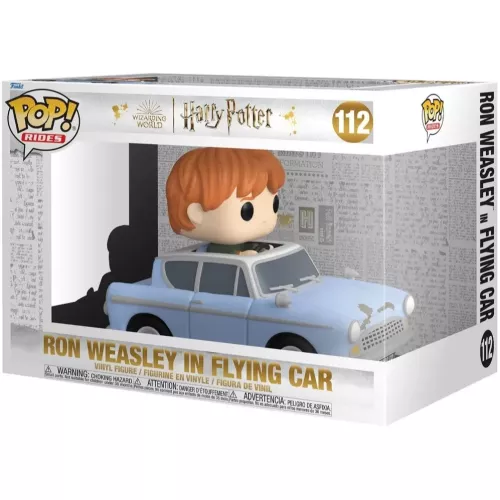 Funko Pop! Ron Weasley in Flying Car #112 Wizarding World Harry Potter Box