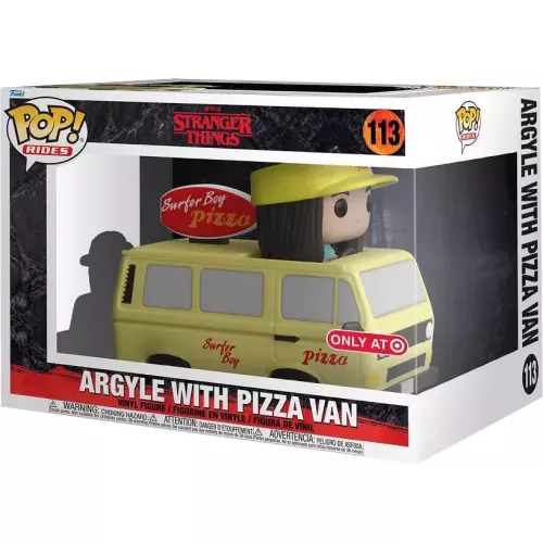 Funko Pop! Argyle with Pizza Van #113 Netflix Stranger Things Box
