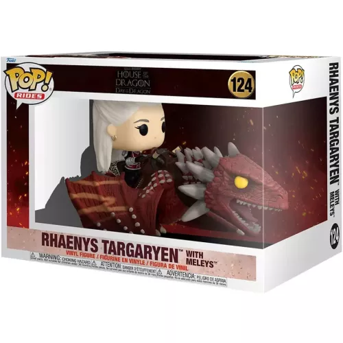 Funko Pop! Rhaenys Targaryen with Meleys #124 Game of Thrones House of the Dragon Day of the Dragon Box