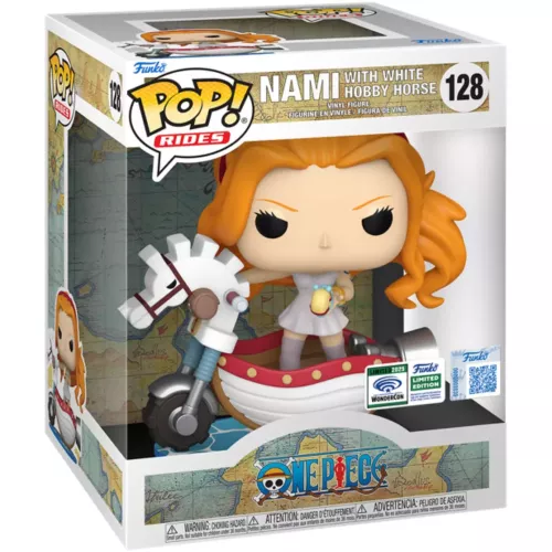 Funko Pop! Nami with White Hobby Horse #128 One Piece Box