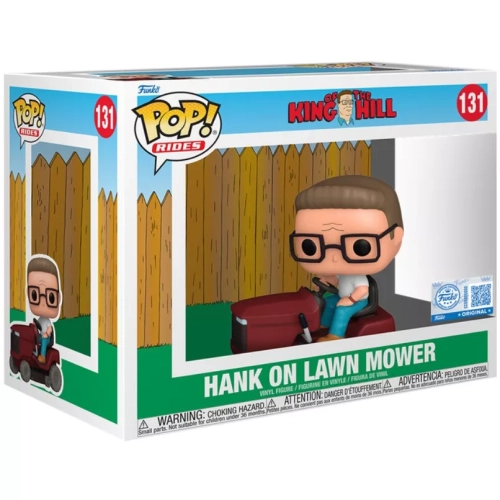 Hank on Lawn Mower