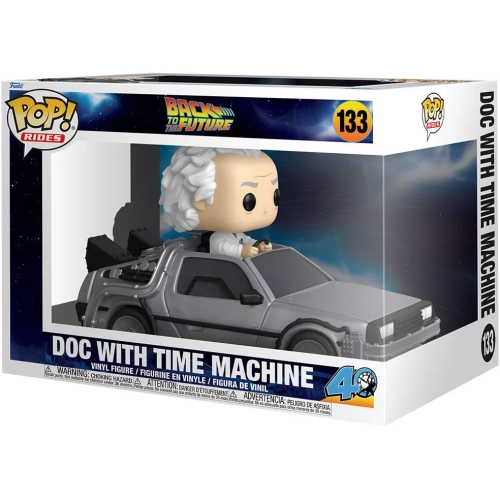 Funko Pop! Doc with Time Machine #133 Back to the Future Box