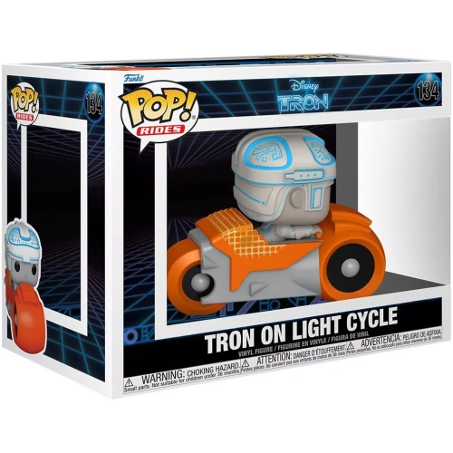 Funko Pop! Tron on Light Cycle #134 Disney Tron Rides Box