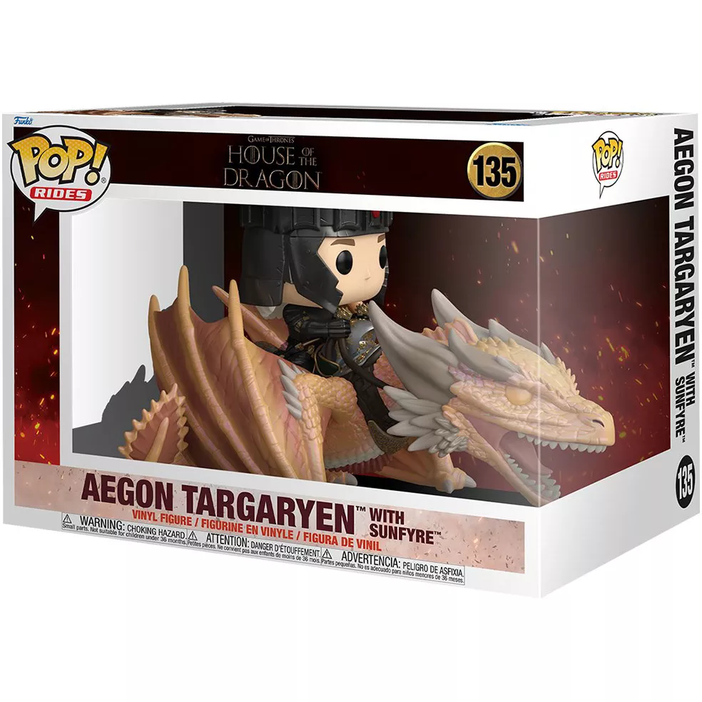 Aegon Targaryen with Sunfyre Box