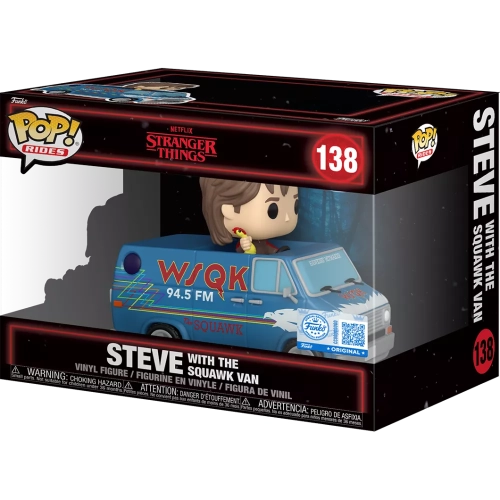 Funko Pop! Steve with the Squawk Van #138 Netflix Stranger Things Box