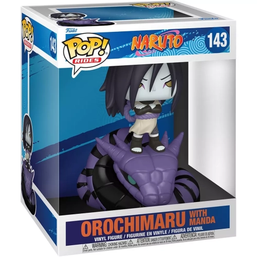 Funko Pop! Orochimaru with Manda #143 Naruto Rides Box