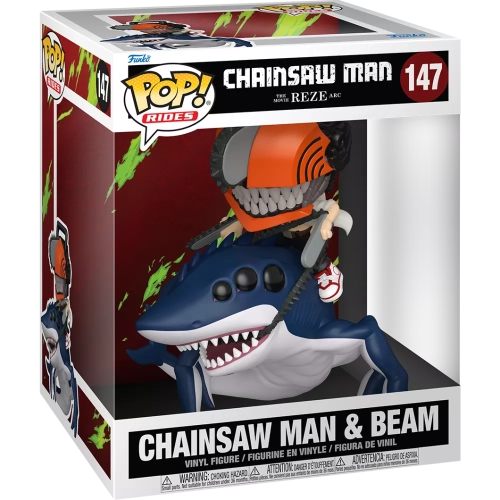 Funko Pop! Chainsaw Man & Beam #147 Chainsaw Man The Movie Reze Arc Box