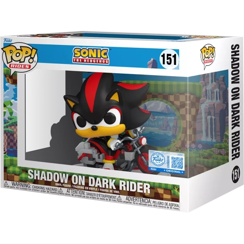 Funko Pop! Shadow on Dark Rider #151 Sonic the Hedgehog Box