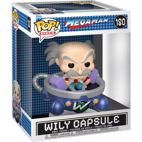 Funko Pop! Wily Capsule #180 Dr. Wily in Mega Man Rides Box