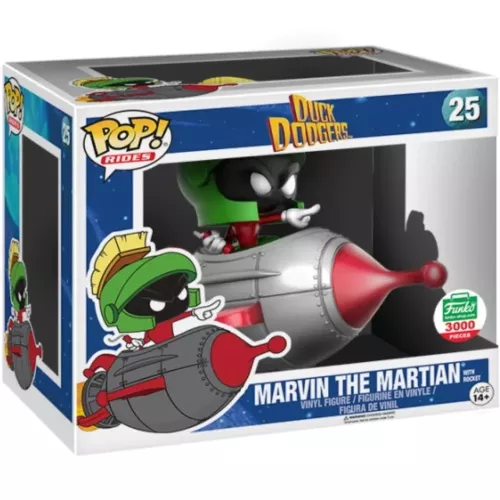 Funko Pop! Marvin the Martian with Rocket #25 Duck Dodgers Box