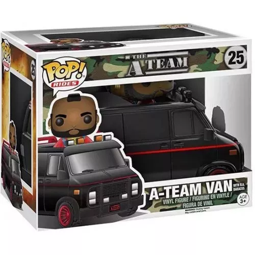 Funko Pop! A-Team Van with B.A. Baracus #25 The A-Team Box