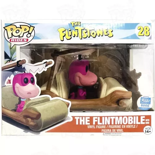 Funko Pop! The Flintmobile with Dino #28 The Flintstones Box