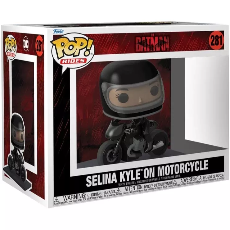 Selina Kyle on Motorcycle Box