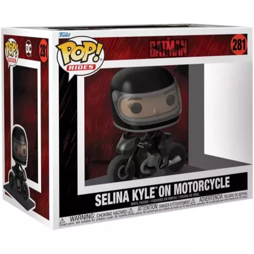 Funko Pop! Selina Kyle on Motorcycle #281 The Batman Box