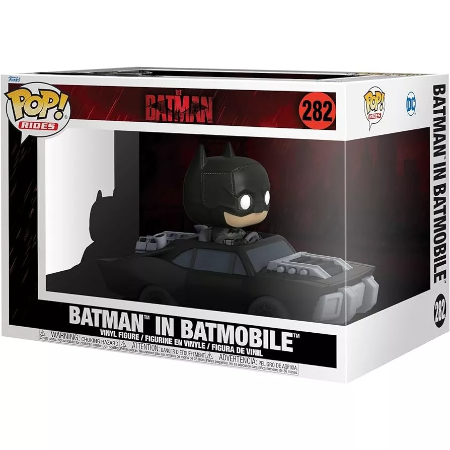 Batman in Batmobile Box