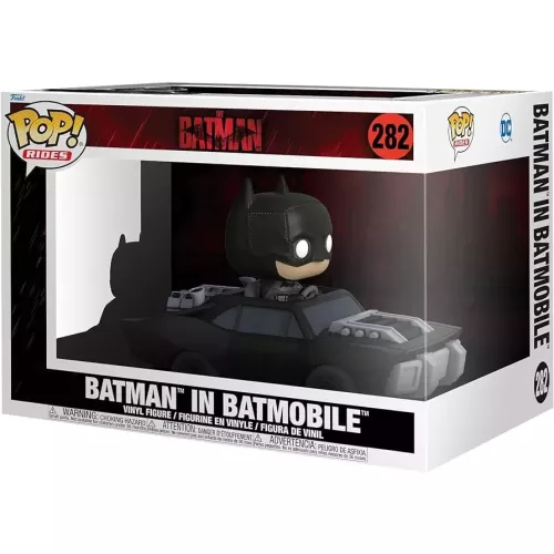 Funko Pop! Batman in Batmobile #282 The Batman Rides Box