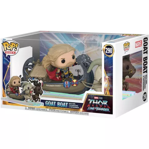 Funko Pop! Goat Boat with Thor, Toothgnasher & Toothgrinder #290 Box