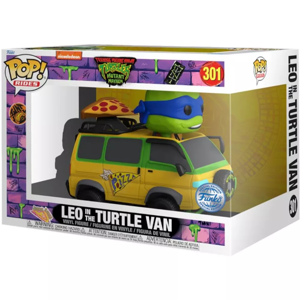 Leo in the Turtle Van Box