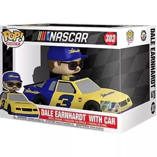 Funko Pop! Dale Earnhardt with Car #303 Nascar Rides Box