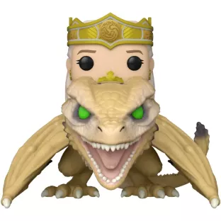 Queen Rhaenyra with Syrax