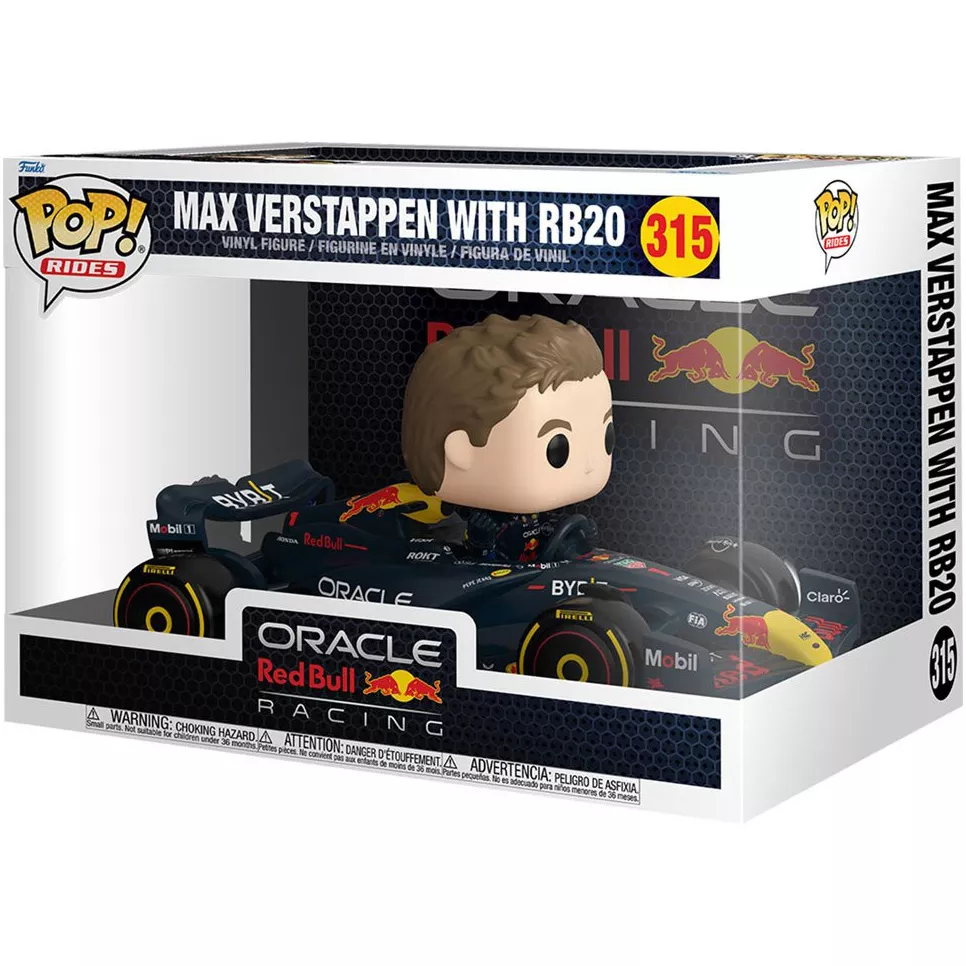 Max Verstappen with RB20 Box