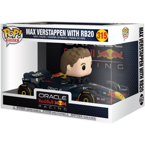 Funko Pop! Max Verstappen with RB20 #315 Oracle Red Bull Racing Box