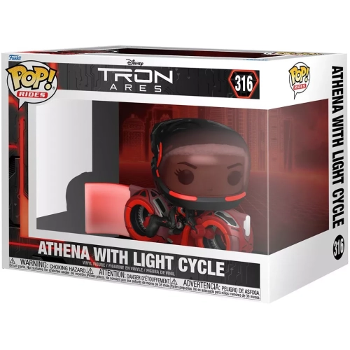 Funko Pop! Athena with Light Cycle #316 Disney Tron Ares Box