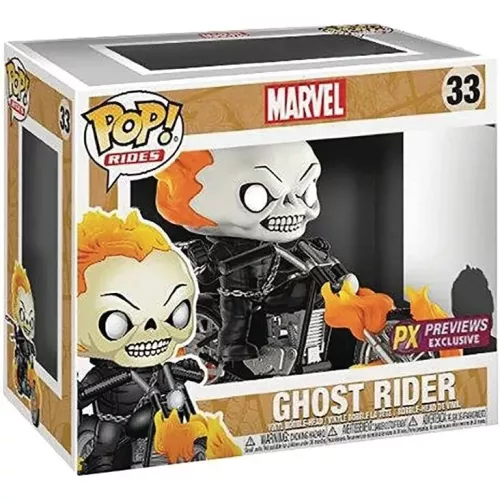 Funko Pop! Ghost Rider #33 Marvel Rides Vinyl Figure Box