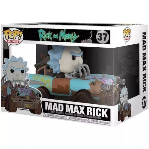 Funko Pop! Mad Max Rick #37 Rick and Morty Rides Vinyl Figure Box