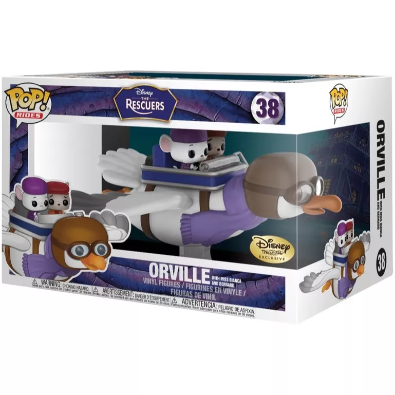 Orville with Miss Bianca and Bernard Box