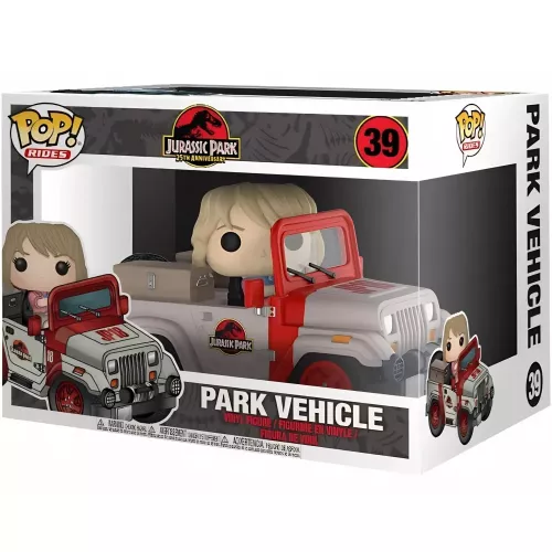 Funko Pop! Park Vehicle #39 Jurassic Park 25th Anniversary Box
