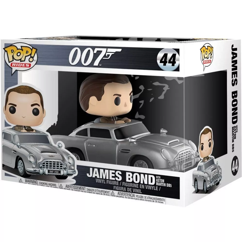 James Bond with Aston Martin DB5 Box
