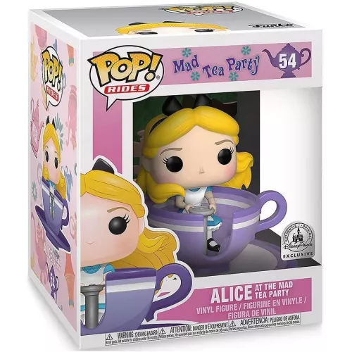 Funko Pop! Alice at the Mad Tea Party #54 Rides Vinyl Figure Box