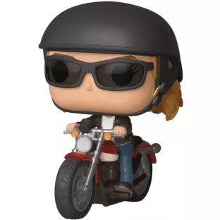 Carol Danvers on Motorcycle