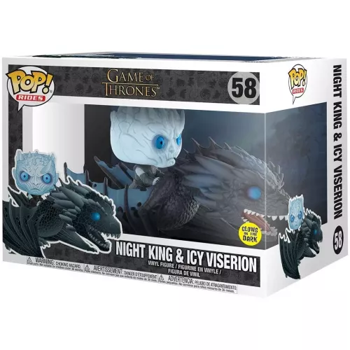 Funko Pop! Night King & Icy Viserion #58 Glows in the Dark Box