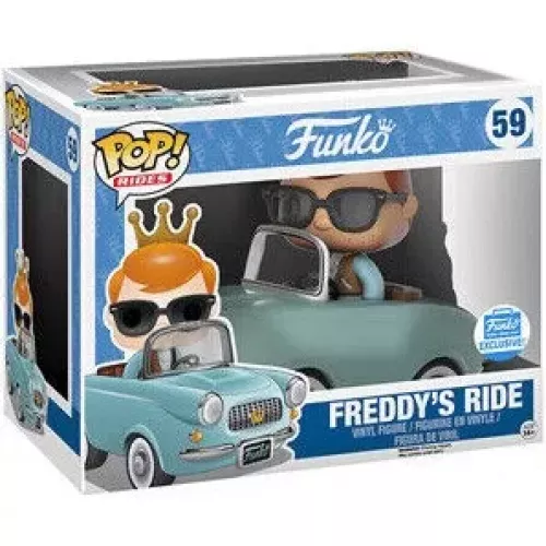 Funko Pop! Freddy's Ride #59 Blue Rides Vinyl Figure Box