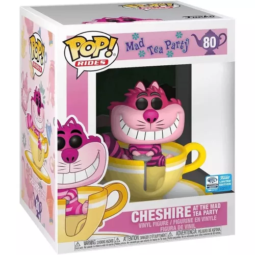 Funko Pop! Cheshire at the Mad Tea Party #80 Rides Box