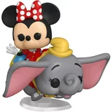 Dumbo the Flying Elephant Attraction and Minnie Mouse