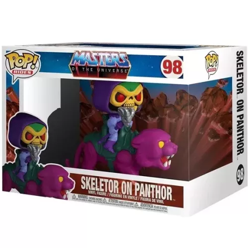 Funko Pop! Skeletor on Panthor #98 Masters of the Universe Box