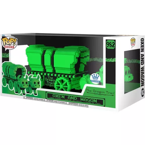 Funko Pop! Oxen and Wagon #982 Green The Oregon Trail Box