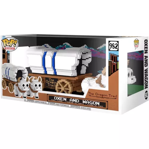 Funko Pop! Oxen and Wagon #982 The Oregon Trail Games Box