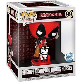 Sheriff Deadpool Riding Horsey Box