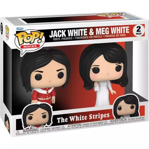Funko Pop! Meg White 2 Pack The White Stripes Rocks Box