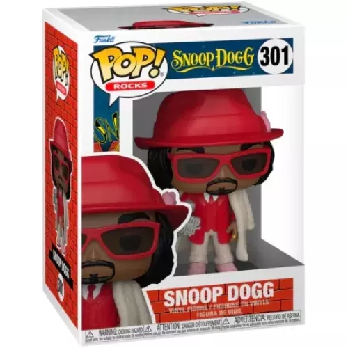 Funko Pop! Snoop Dogg #301 In fur Coat Rocks Vinyl Figure Box
